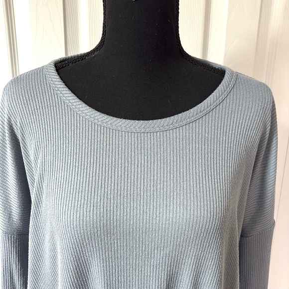 rag & bone Ribbed Drop Shoulder Top - Picture 6 of 14